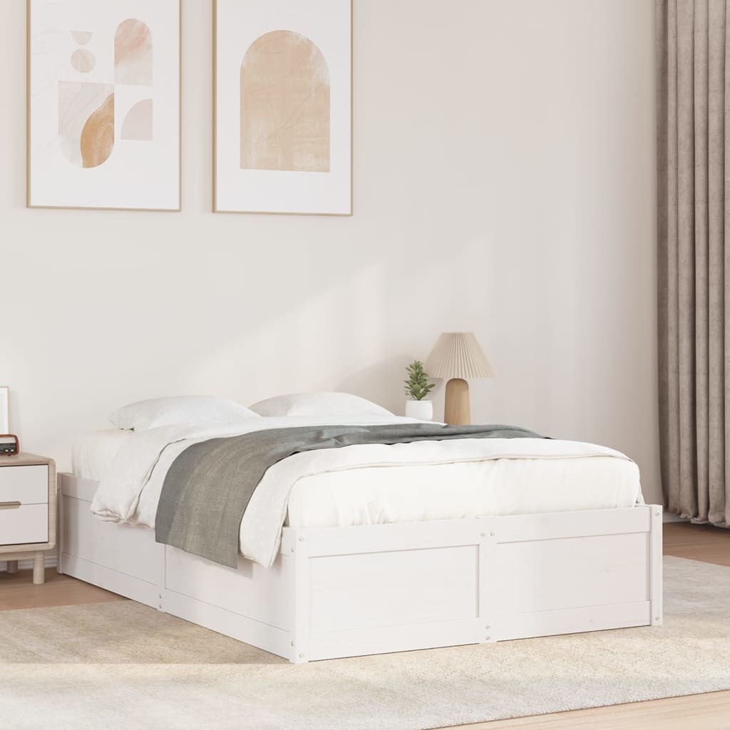 Bed Frame Without Mattress Solid Wood Pine