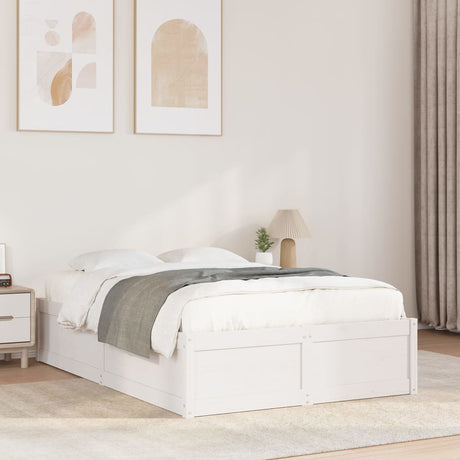 Bed Frame Without Mattress Solid Wood Pine