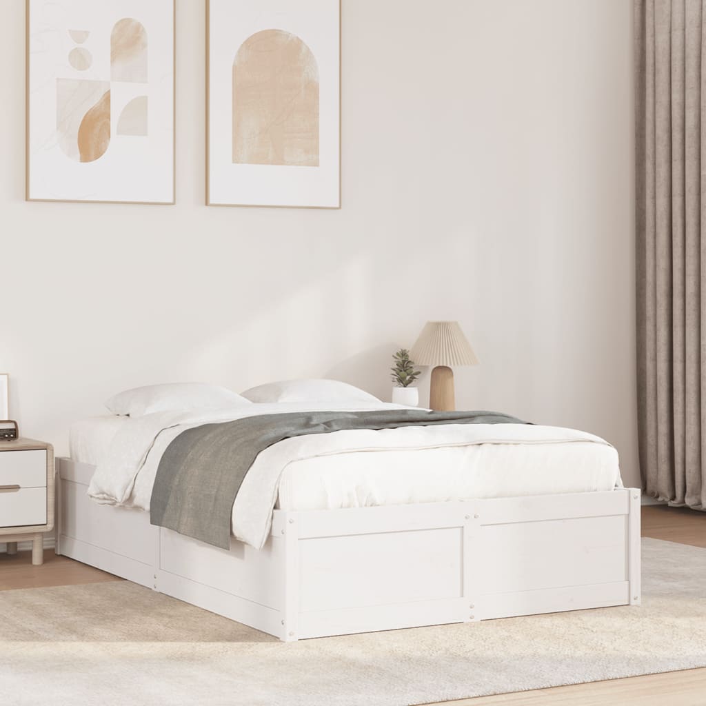 Bed Frame Without Mattress Solid Wood Pine