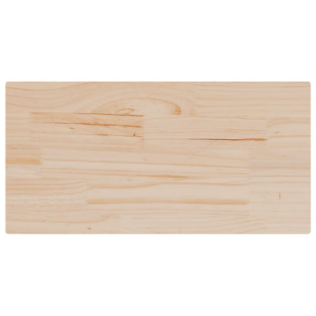 Table Tops 2 Pcs 80X40X1.7 Cm Rectangular Solid Wood Pine