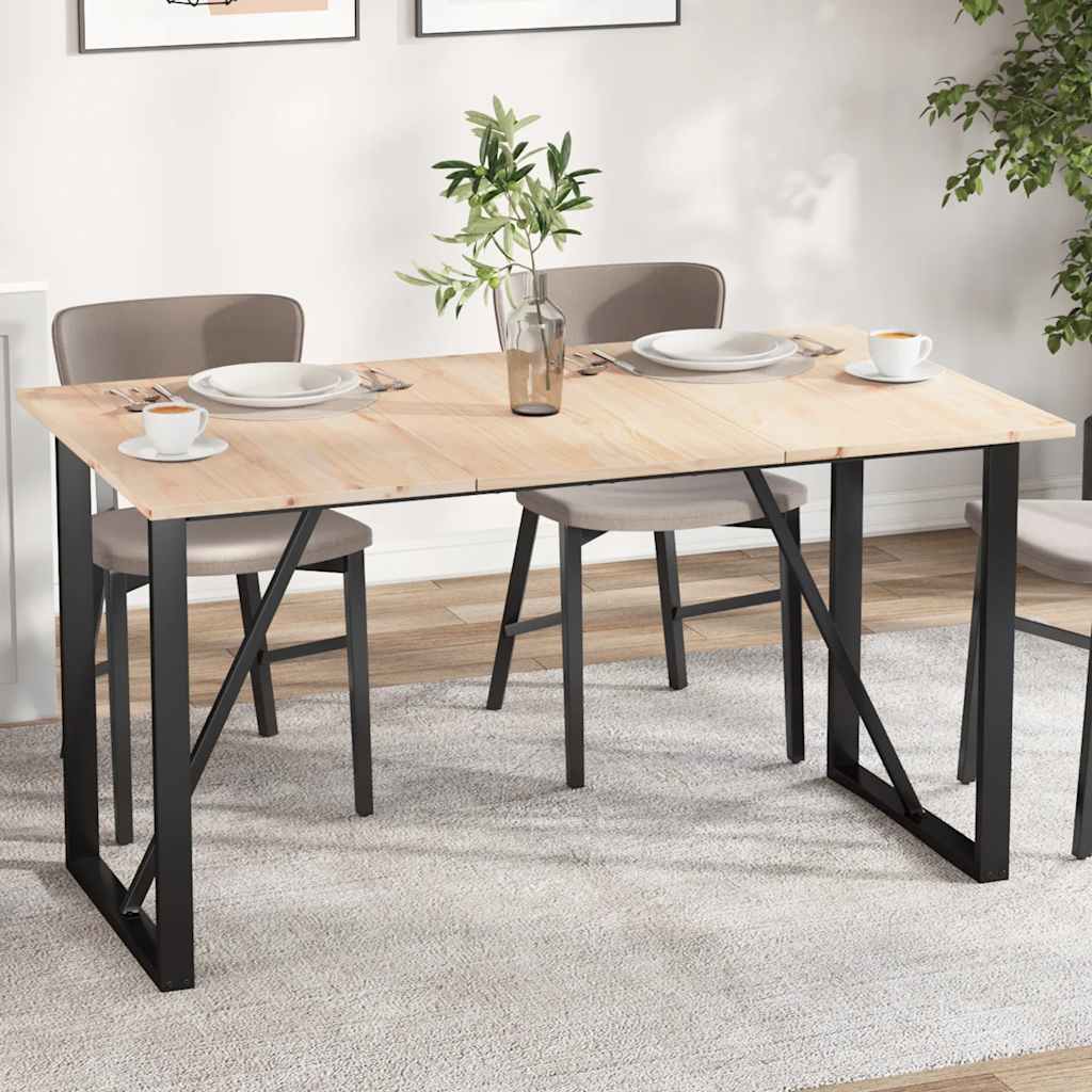 Table Tops 2 Pcs 80X40X1.7 Cm Rectangular Solid Wood Pine