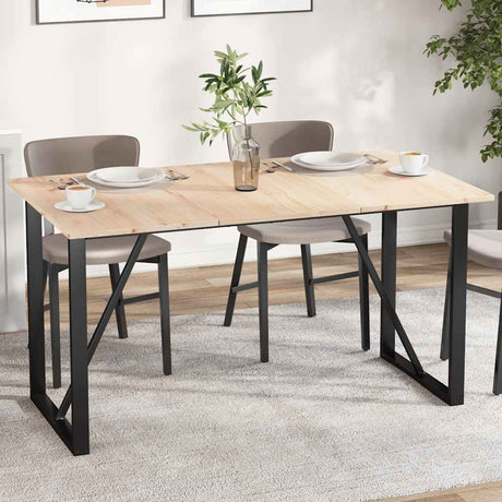 Table Tops 2 Pcs 80X40X1.7 Cm Rectangular Solid Wood Pine