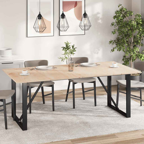 Table Tops 2 Pcs 80X40X1.7 Cm Rectangular Solid Wood Pine