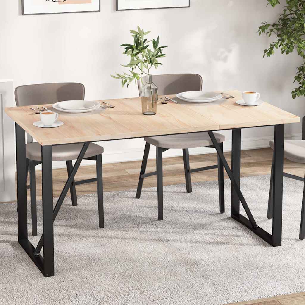 Table Tops 2 Pcs 80X40X1.7 Cm Rectangular Solid Wood Pine