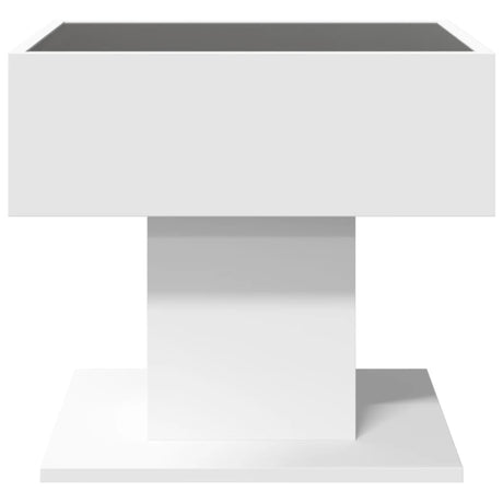 Coffee Table With Led 50X50X45 Cm Engineered Wood