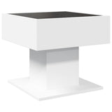Coffee Table With Led 50X50X45 Cm Engineered Wood