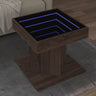 Coffee Table With Led 50X50X45 Cm Engineered Wood