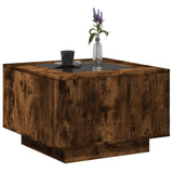 Coffee Table With Led Engineered Wood