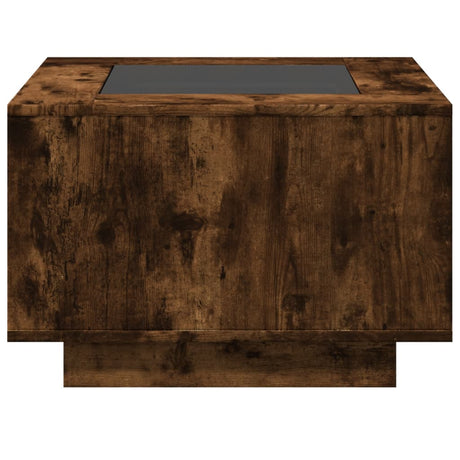 Coffee Table With Led Engineered Wood