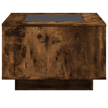 Coffee Table With Led Engineered Wood