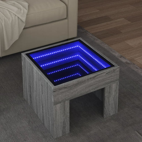 Coffee Table With Infinity Led 70X50X30 Cm