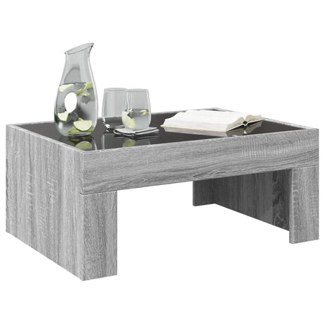 Coffee Table With Infinity Led 70X50X30 Cm