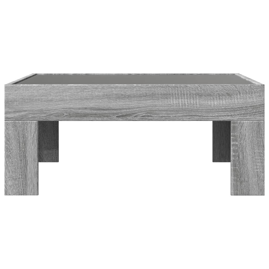 Coffee Table With Infinity Led 70X50X30 Cm