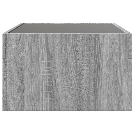 Coffee Table With Infinity Led 70X50X30 Cm