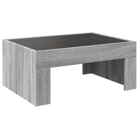 Coffee Table With Infinity Led 70X50X30 Cm