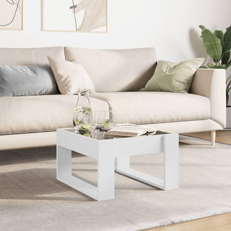 Coffee Table With Infinity Led 50X53X30 Cm