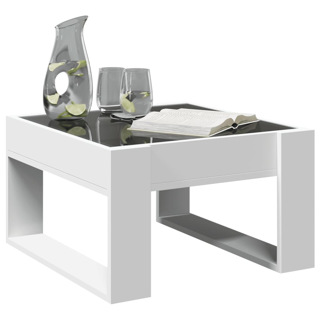 Coffee Table With Infinity Led 50X53X30 Cm