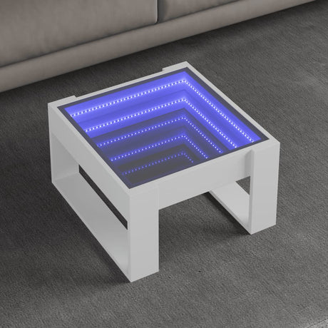 Coffee Table With Infinity Led 50X53X30 Cm