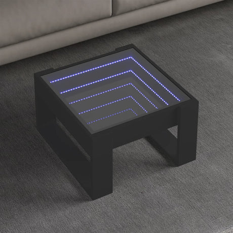 Coffee Table With Infinity Led 50X53X30 Cm