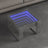 Coffee Table With Infinity Led 50X53X30 Cm