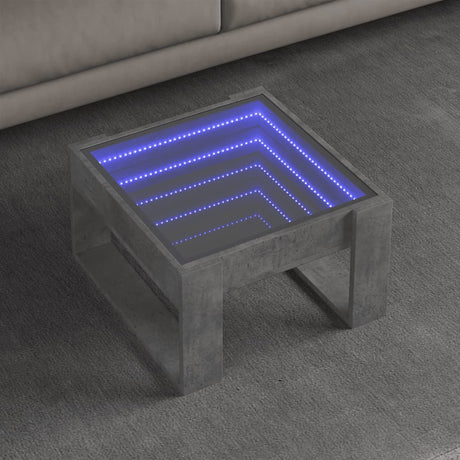 Coffee Table With Infinity Led 50X53X30 Cm