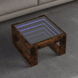 Coffee Table With Infinity Led 50X53X30 Cm