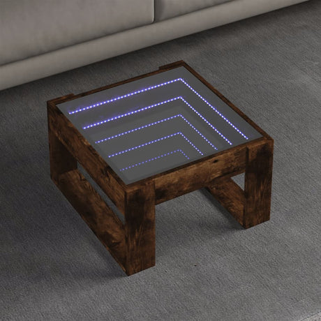 Coffee Table With Infinity Led 50X53X30 Cm