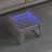 Coffee Table With Infinity Led 50X53X30 Cm