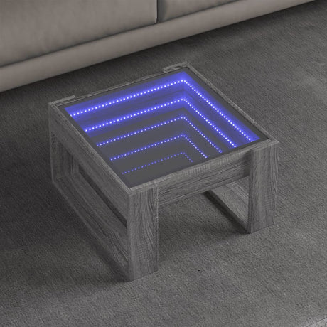 Coffee Table With Infinity Led 50X53X30 Cm