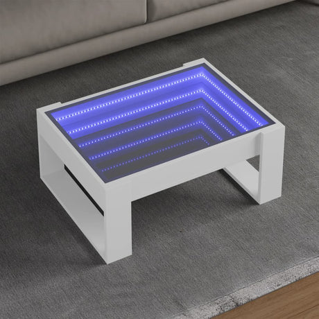 Coffee Table With Infinity Led 50X53X30 Cm