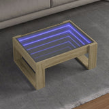 Coffee Table With Infinity Led 50X53X30 Cm