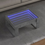 Coffee Table With Infinity Led 50X53X30 Cm