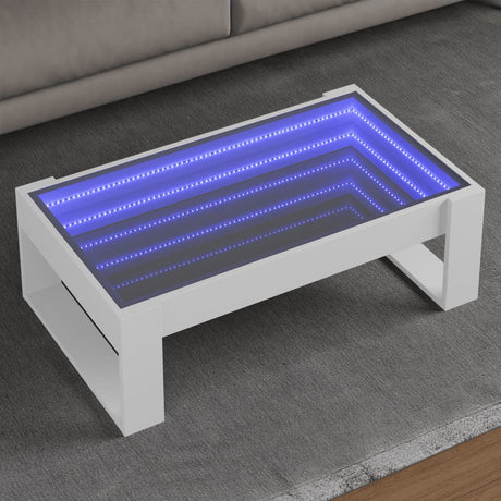 Coffee Table With Infinity Led 50X53X30 Cm