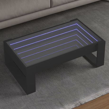 Coffee Table With Infinity Led 50X53X30 Cm