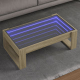 Coffee Table With Infinity Led 50X53X30 Cm