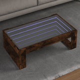 Coffee Table With Infinity Led 50X53X30 Cm