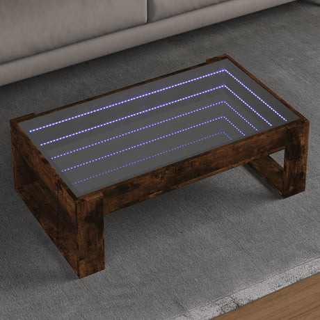 Coffee Table With Infinity Led 50X53X30 Cm