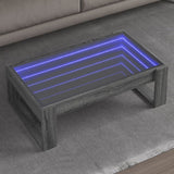 Coffee Table With Infinity Led 50X53X30 Cm