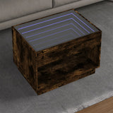 Coffee Table With Infinity Led 70X50X50 Cm