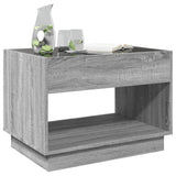 Coffee Table With Infinity Led 70X50X50 Cm