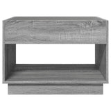 Coffee Table With Infinity Led 70X50X50 Cm