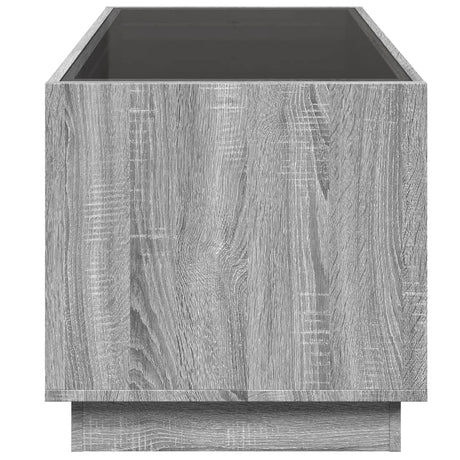 Coffee Table With Infinity Led 70X50X50 Cm
