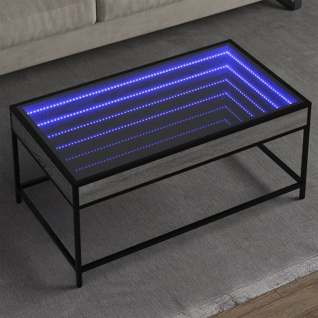 Coffee Table With Infinity Led