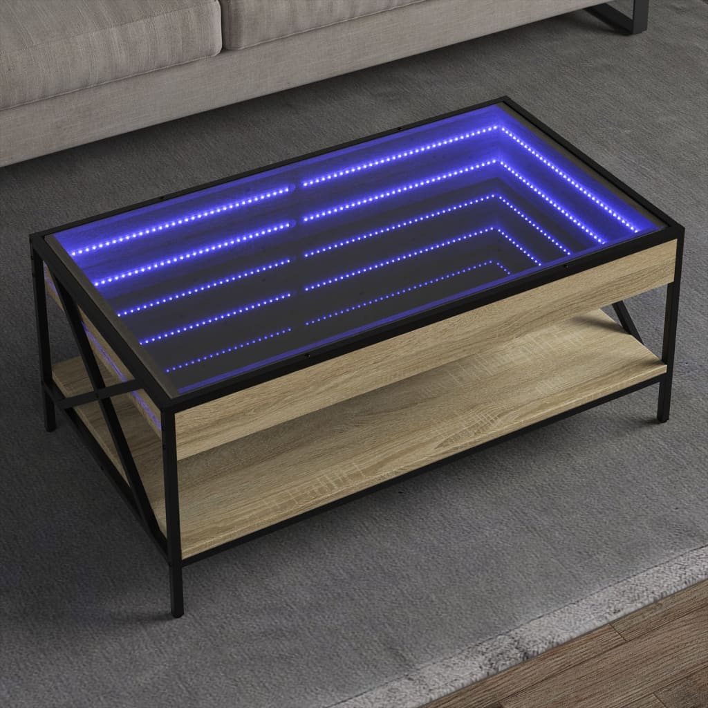 Coffee Table With Infinity Led
