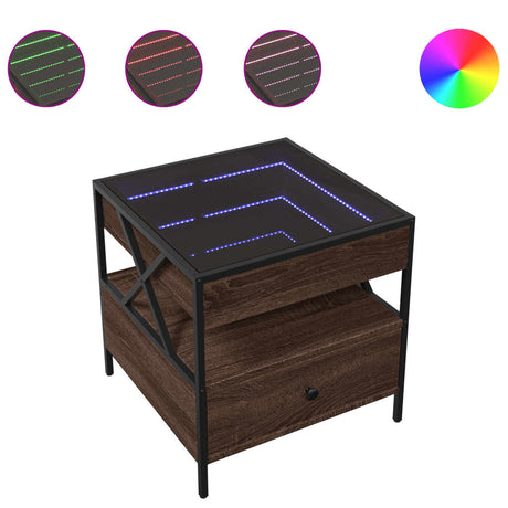 Coffee Table With Infinity Led