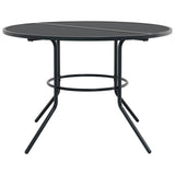 Stackable Garden Chair Set 5 Pcs Anthracite Powder-Coated Steel