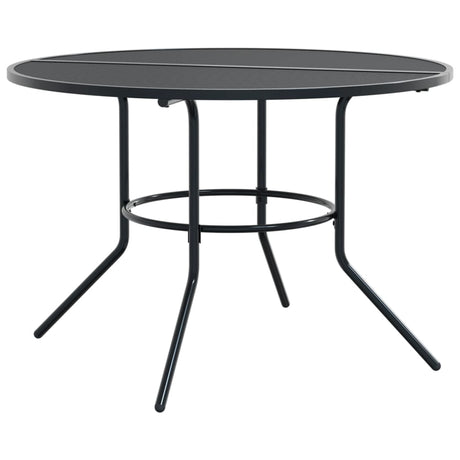 Stackable Garden Chair Set 5 Pcs Anthracite Powder-Coated Steel