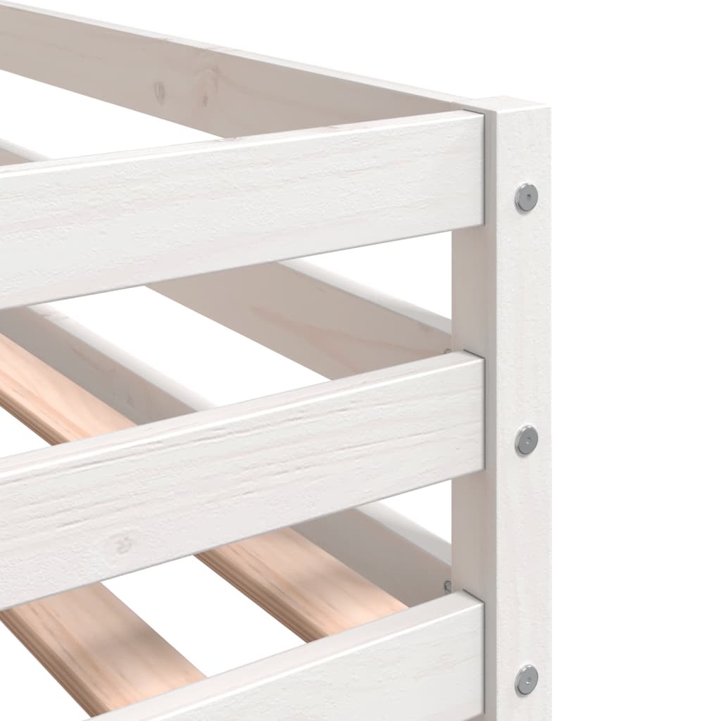 Bunk Bed Without Mattress Pink Solid Wood Pine