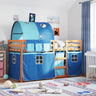 Bunk Bed Without Mattress Pink Solid Wood Pine