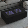 Coffee Table With Led Engineered Wood